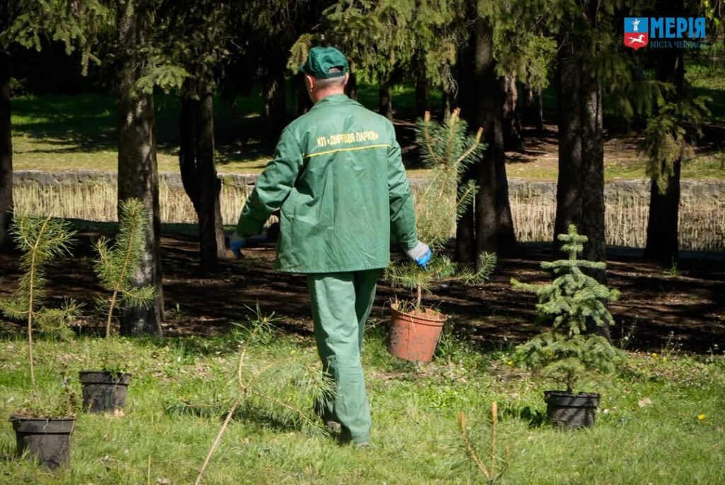 Фото до матеріалу: Толока в Черкасах: ветерани та родини об'єдналися для відновлення парку Перемоги