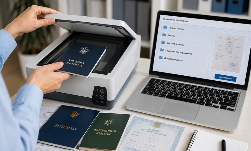 Фото до матеріалу: Які документи оцифрувати окрім трудової книжки для пенсії