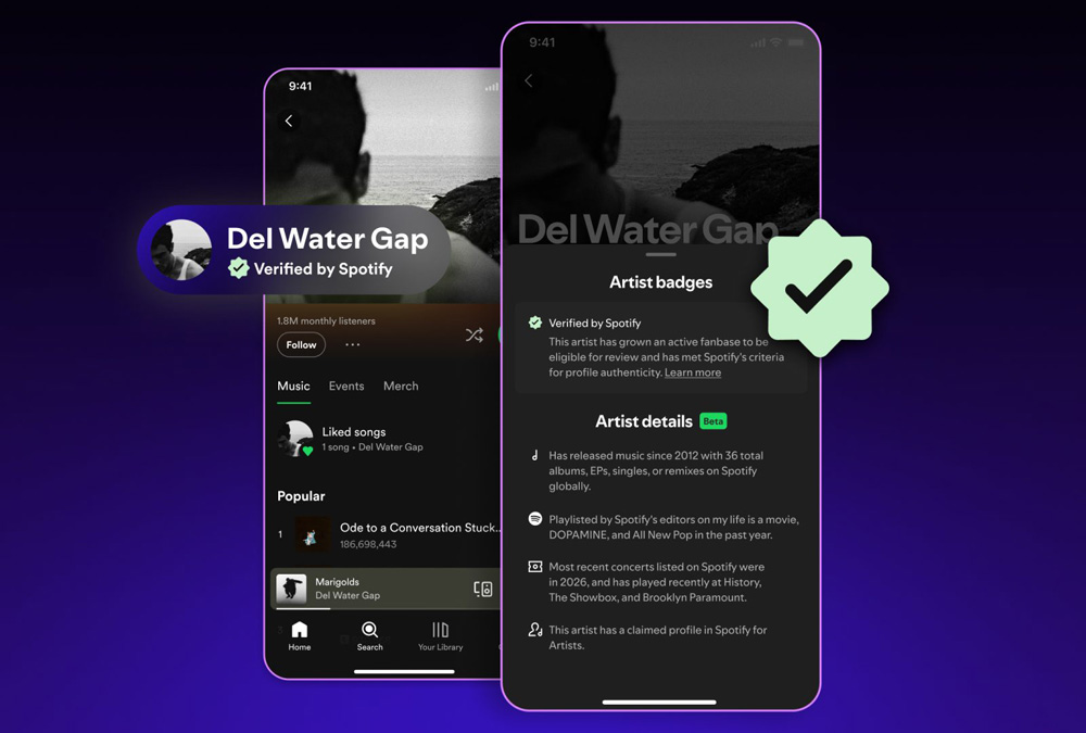 Фото до матеріалу: Spotify вводить верифікацію артистів: як захистити від ШІ-музики