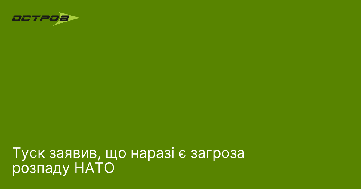 Фото до матеріалу: Туск попередив про загрозу розпаду НАТО: внутрішні проблеми небезпечніші за зовнішні