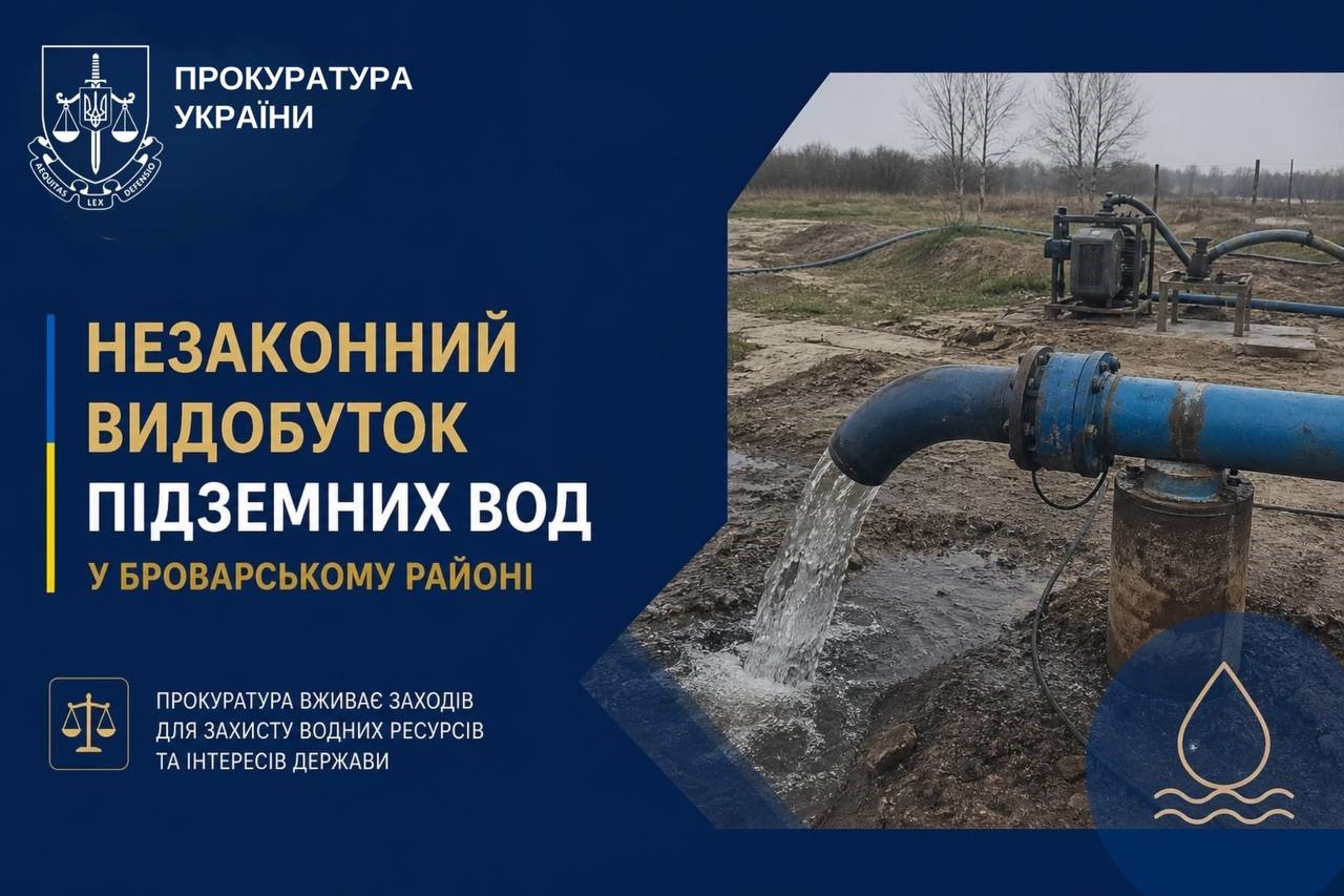 Фото до матеріалу: Понад 6,3 млн грн збитків: на Київщині викрили незаконний видобуток підземних вод