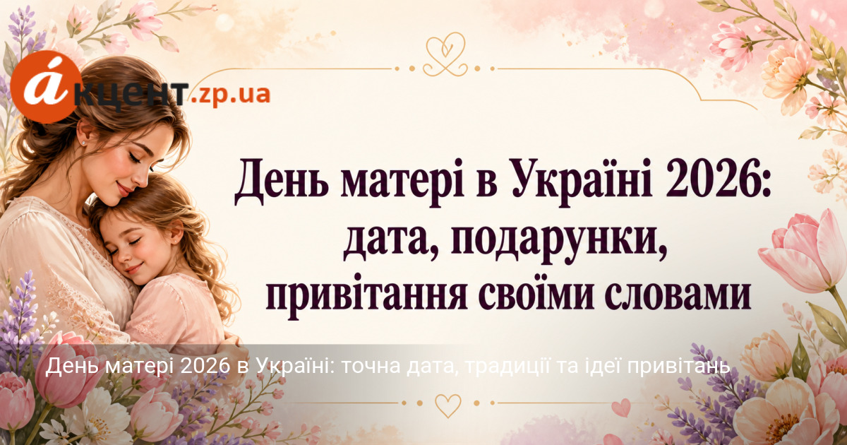 Фото до матеріалу: День матері 2026 в Україні: коли святкувати та як привітати рідних