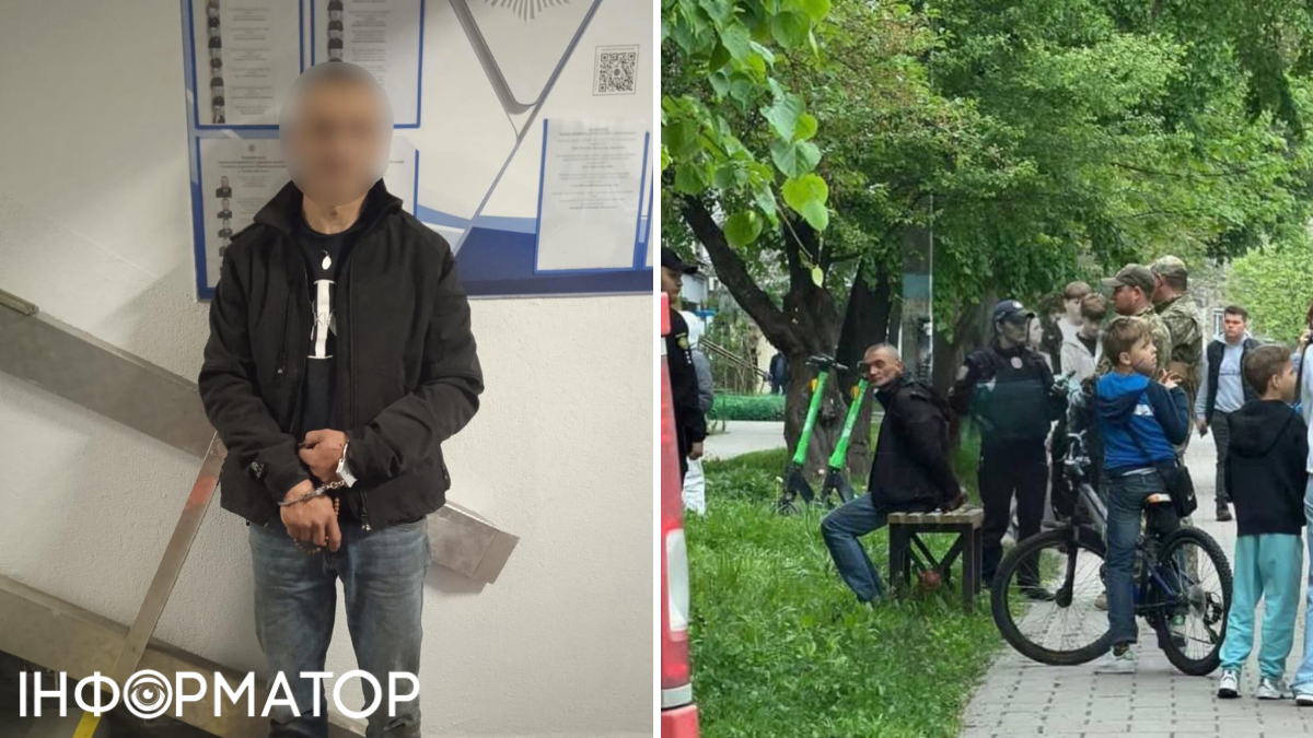 Фото до матеріалу: У Львові чоловік схопив дівчинку і приставив ніж до горла: затримали завдяки співпраці поліції та ТЦК