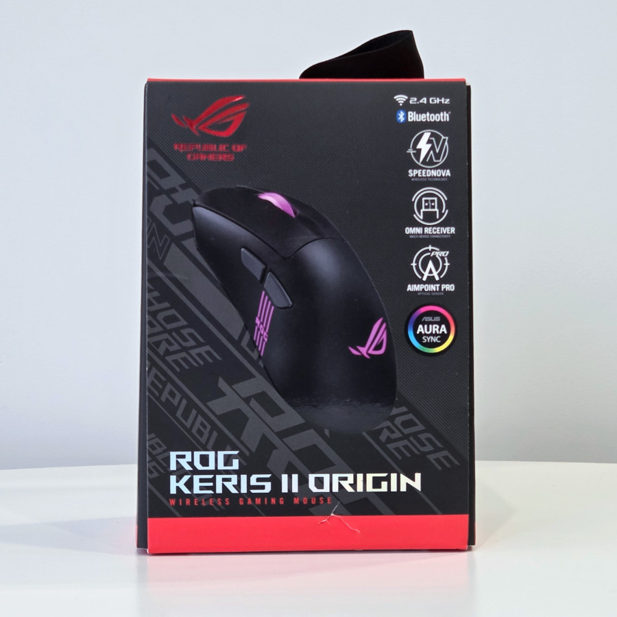 Фото до матеріалу: ASUS ROG Keris II Origin: повернення до збалансованих рішень у світі ігрових мишей
