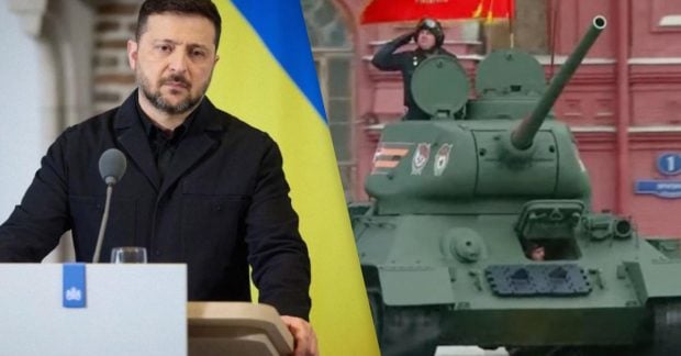 Фото до матеріалу: Українські дрони можуть прилетіти у Москву на парад 9 травня, - Зеленський