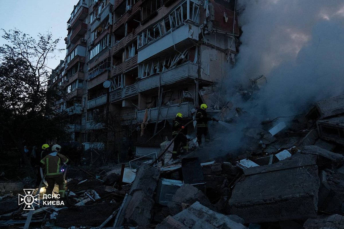 Фото до матеріалу: Київ під масованою атакою: збільшилася кількість загиблих та поранених