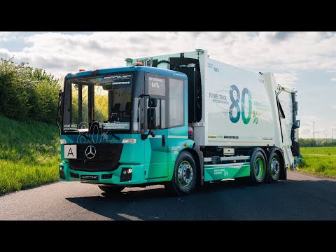 Фото до матеріалу: Mercedes-Benz reEconic: електричний сміттєвоз з 80% перероблених матеріалів