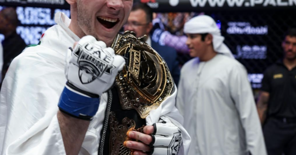 Фото до матеріалу: Український борець Владислав Руднєв став чемпіоном UAE Warriors у легкій вазі