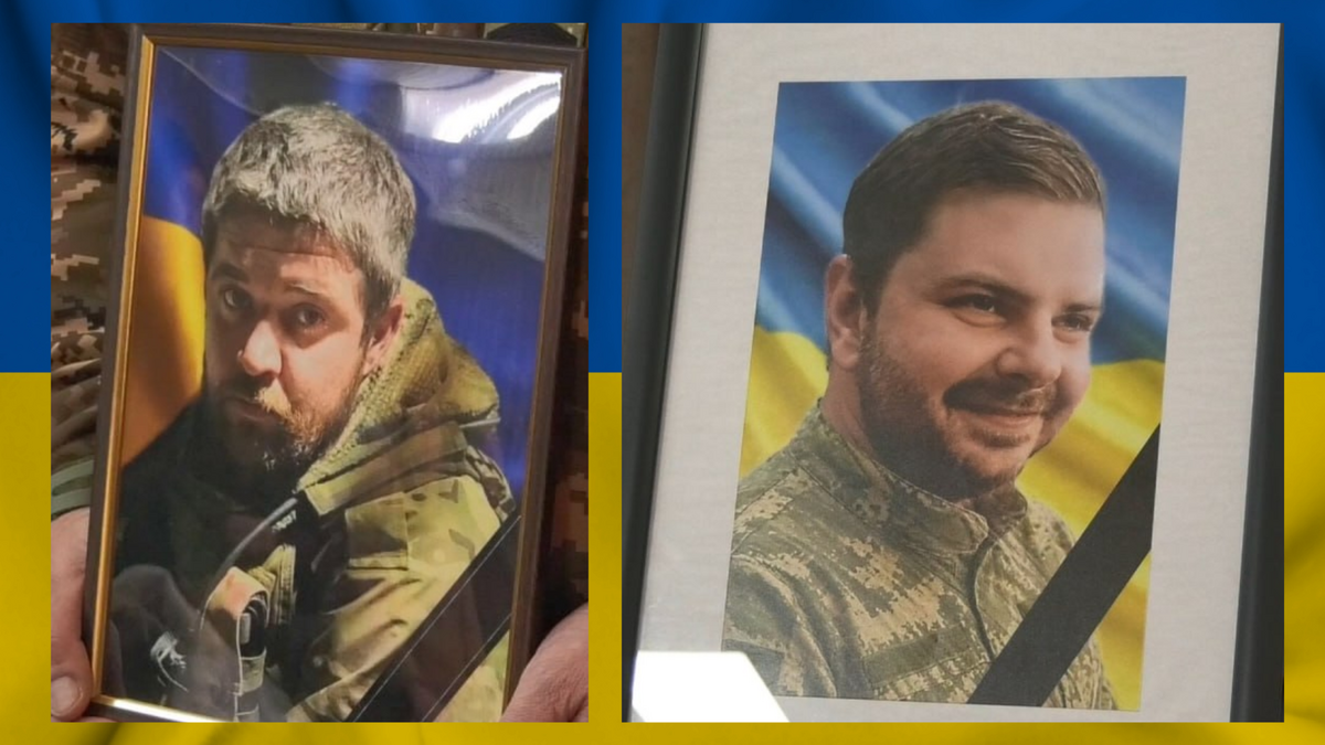 Фото до матеріалу: У Хмельницькому поховали двох героїв війни Романа Ченаша та Євгенія Каньковського