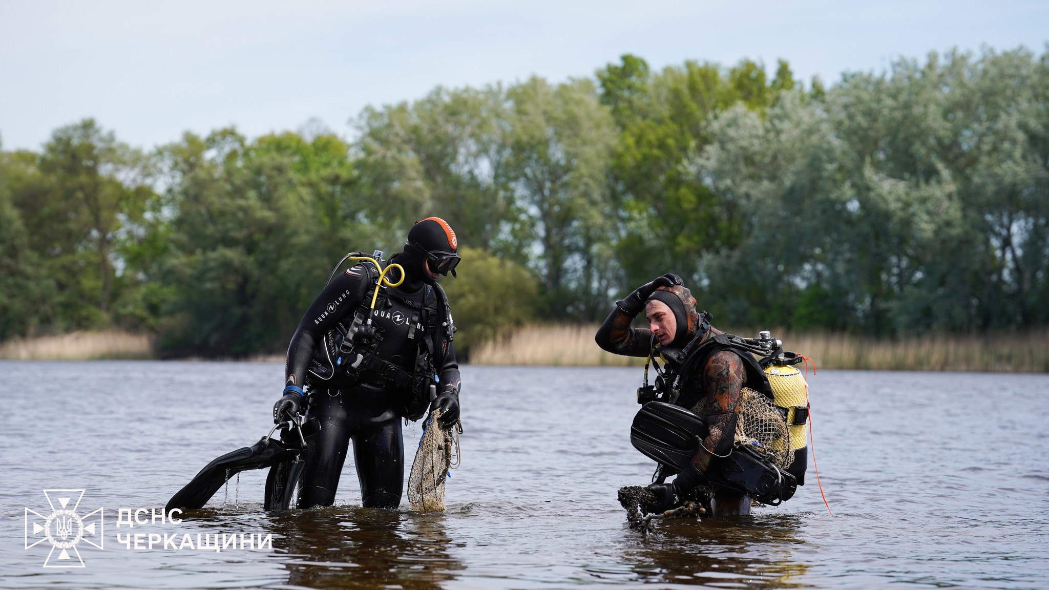 Фото до матеріалу: На Черкащині рятувальники підготовлюють пляжі до сезону