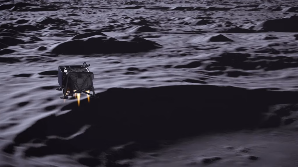 Фото до матеріалу: NASA готує місію MoonFall: дрони дослідять південний полюс Місяця