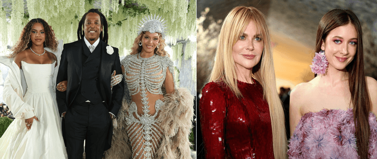 Фото до матеріалу: Ніколь Кідман і Бейонсе порушили правила Met Gala 2026, привівши неповнолітніх доньок