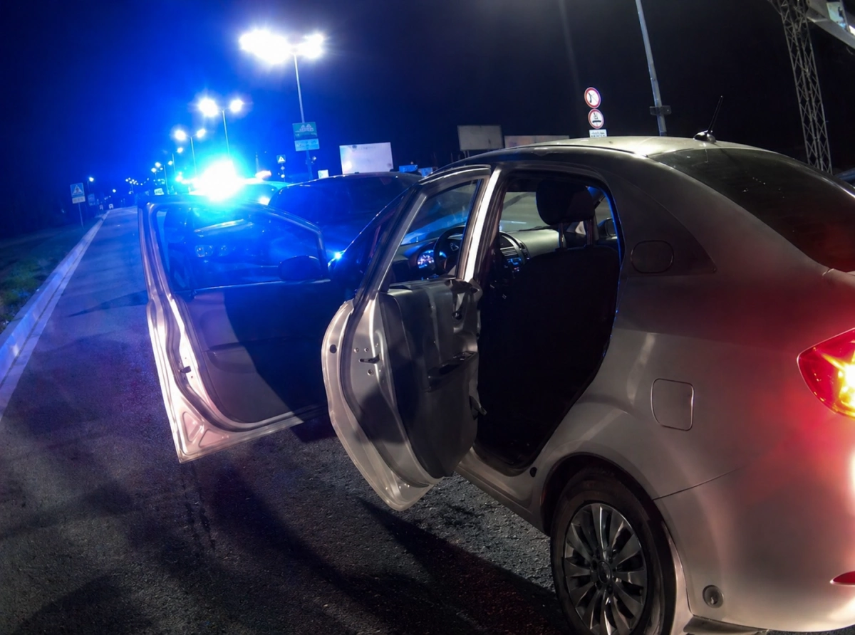 Фото до матеріалу: Нічні перегони в Дарниці: 17-річний киянин напідпитку влаштував погоню з поліцією