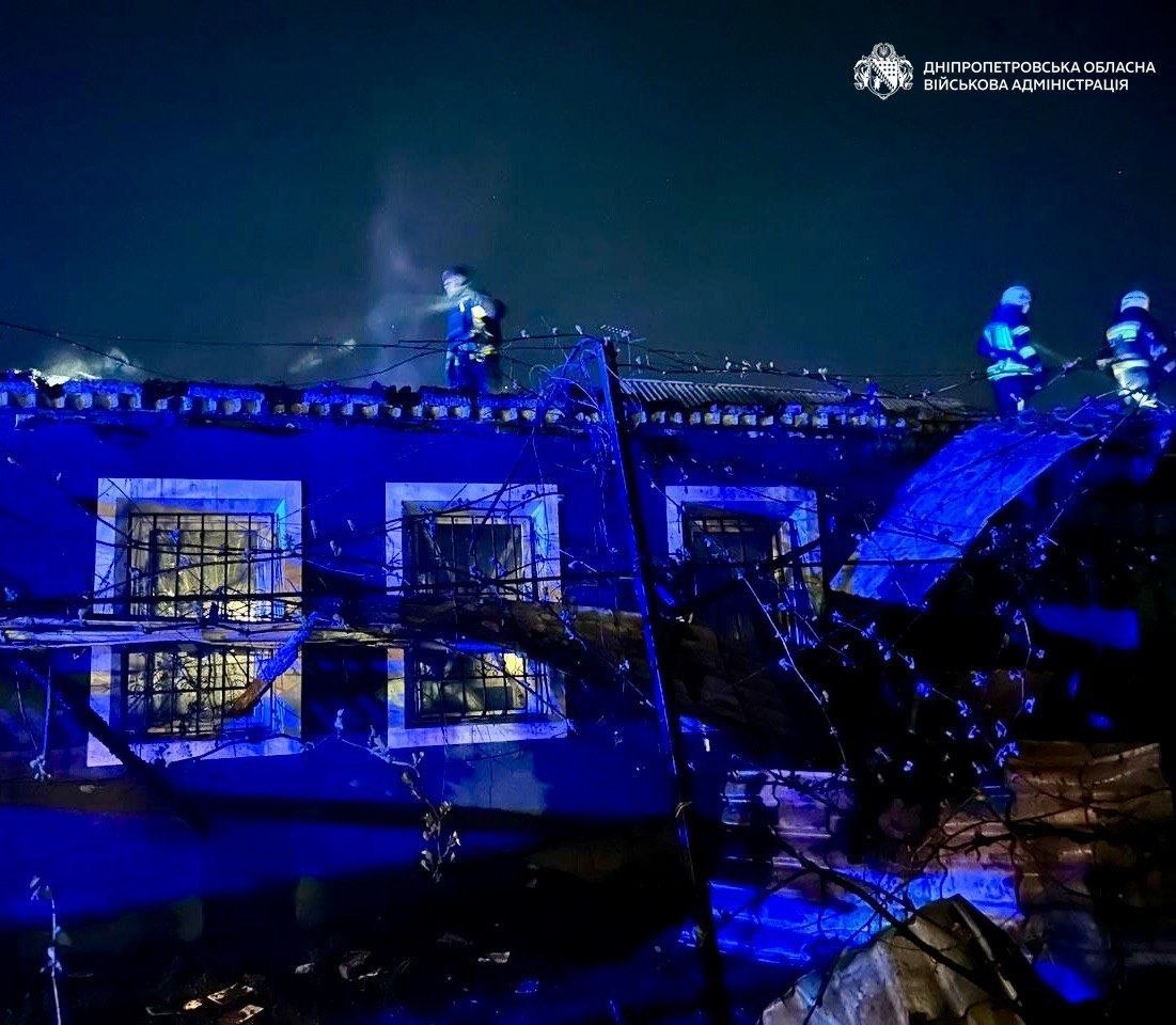 Фото до матеріалу: Вночі окупанти атакували Україну дронами: пошкодження в Дніпрі, Запоріжжі та на Київщині