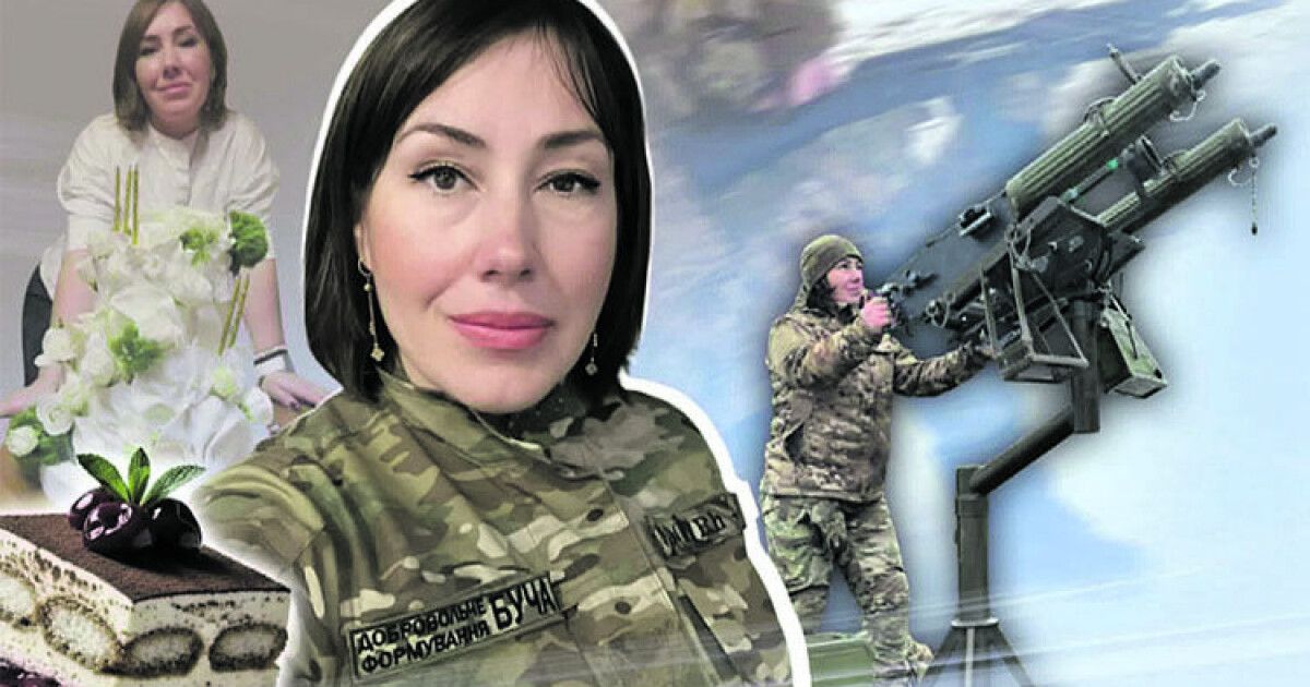 Фото до матеріалу: Кондитерка з Бучі: «Бучанська відьма» захищає небо, а вдень пече торти