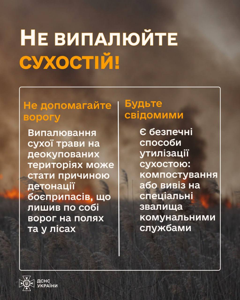 Фото до матеріалу: Пожежі в екосистемах випалили майже 2250 гектарів землі