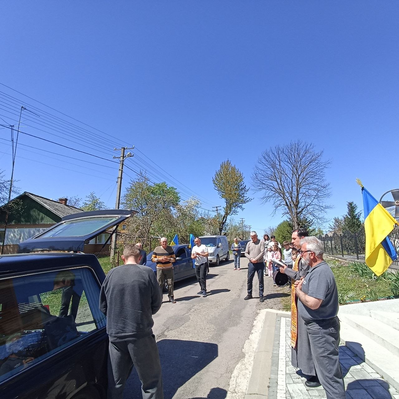 Фото до матеріалу: Моршинська громада вшанувала пам'ять загиблого захисника Василя Стефаніва