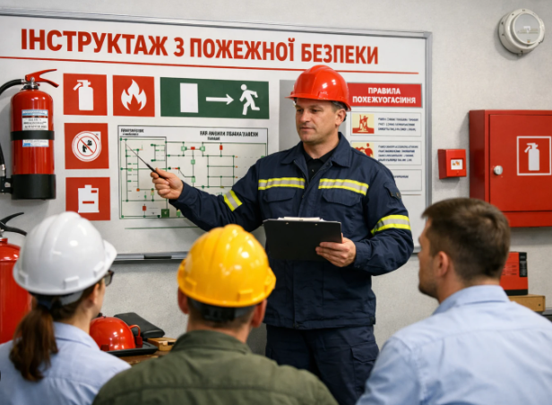 Фото до матеріалу: Види інструктажів з пожежної безпеки: як уникнути штрафів та забезпечити безпеку