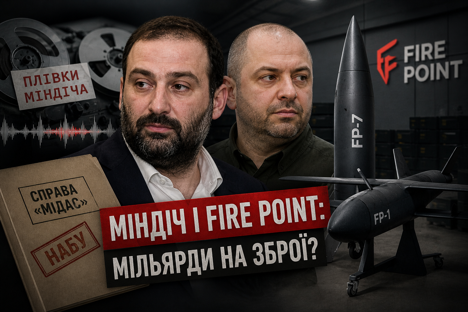 Фото до матеріалу: Скандал навколо «плівок Міндіча»: зв'язок бізнесмена з виробником озброєння Fire Point