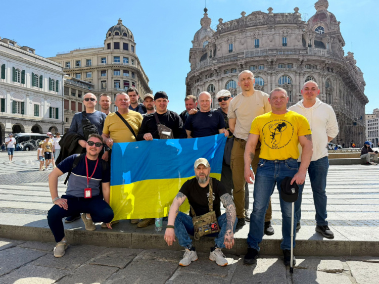 Фото до матеріалу: Ветерани Метінвесту взяли участь у забігах в Італії