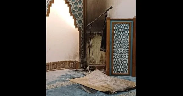 Фото до матеріалу: Спроба підпалу мечеті у Львові: поліція розшукує вандала