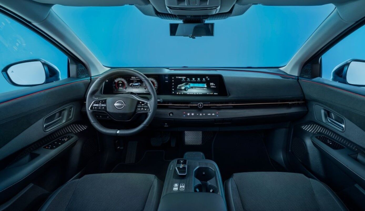 Фото до матеріалу: Nissan Ariya 2026 отримав оновлений дизайн та нові технічні характеристики
