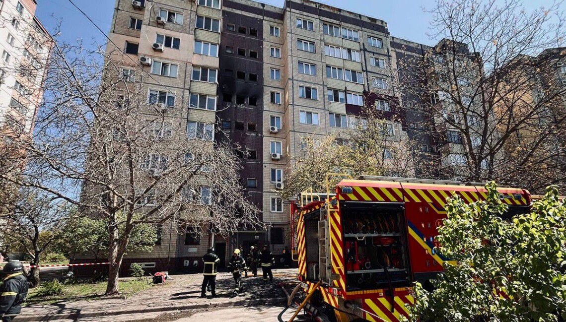 Фото до матеріалу: Росія атакувала гуртожиток у Кривому Розі: постраждали діти