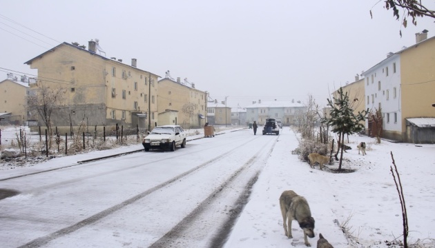 Фото до матеріалу: Снігопад на Туреччині: дороги закрили для вантажівок
