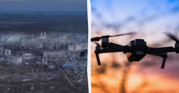 Фото до матеріалу: Росіяни розгорнули мережу точок запуску дронів у Покровську