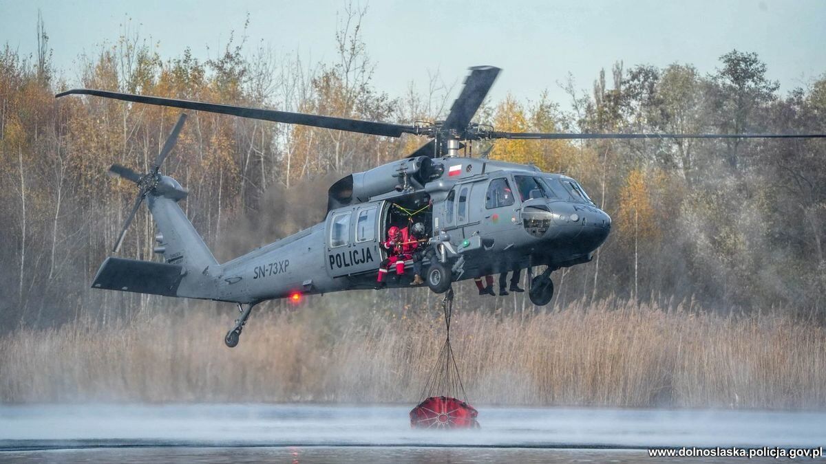 Фото до матеріалу: Трагедія у польському лісі: загинув пілот під час гасіння масштабної пожежі