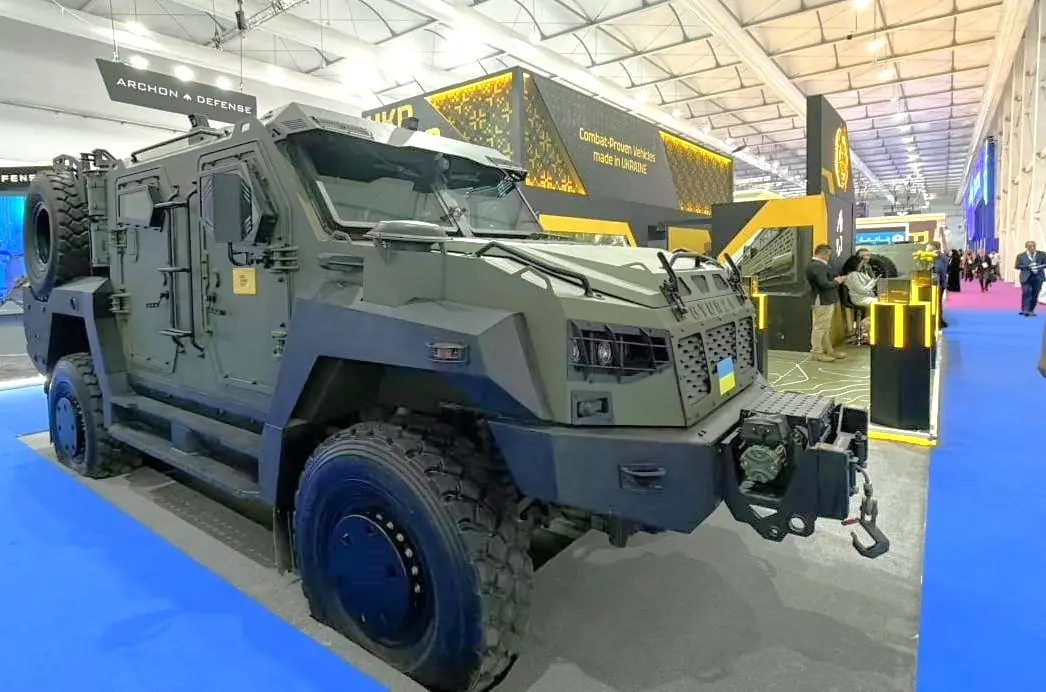 Фото до матеріалу: Українські бронемашини Gyurza-03 та Desna презентували у Саудівській Аравії
