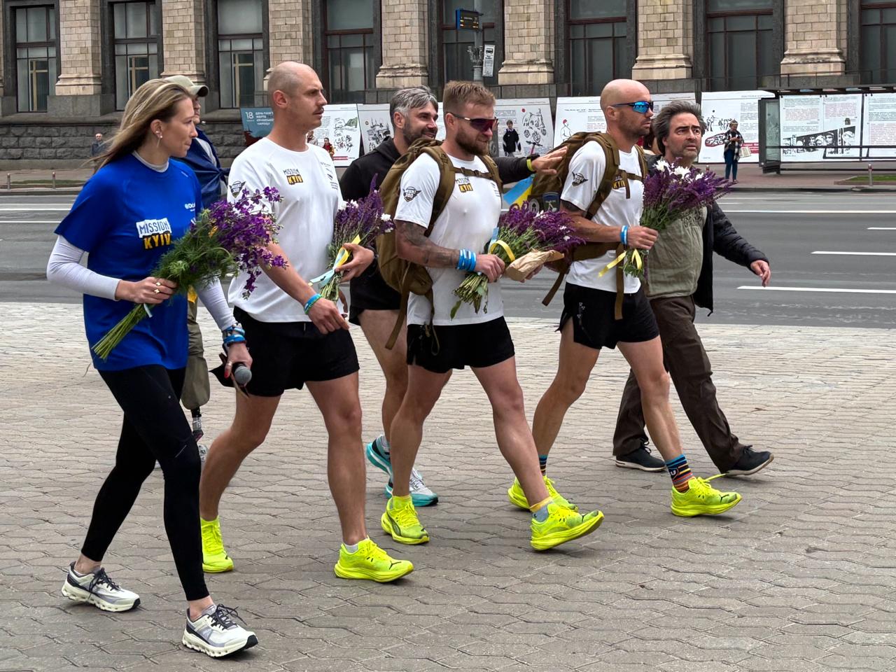 Фото до матеріалу: Ветерани пробігли 600 км до Києва: історія місії MISSION KYIV
