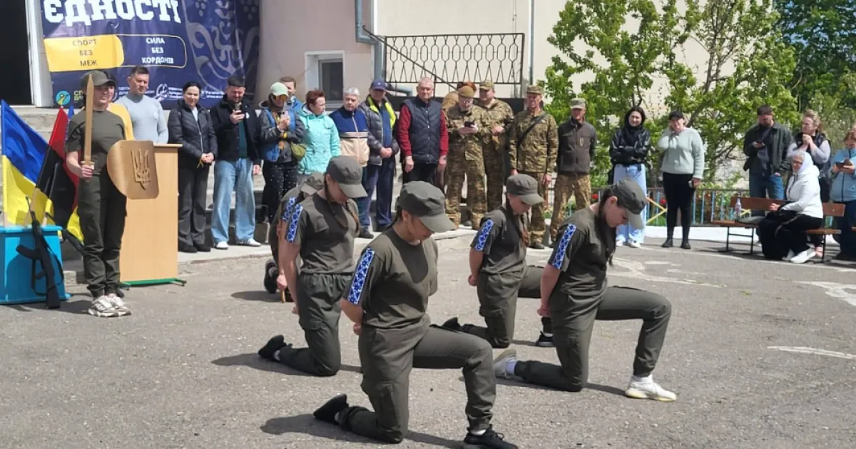 Фото до матеріалу: У Коноплянській громаді відбувся захід «Спортивний простір єдності» для ветеранів