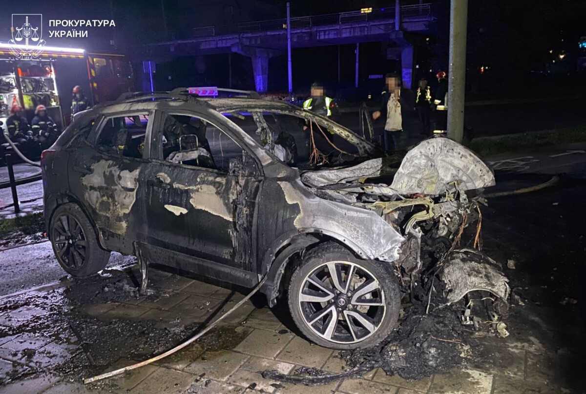 Фото до матеріалу: У Львові п'яний водій з трьома пасажирами в'їхав у бетонну стіну: водієві повідомлено про підозру