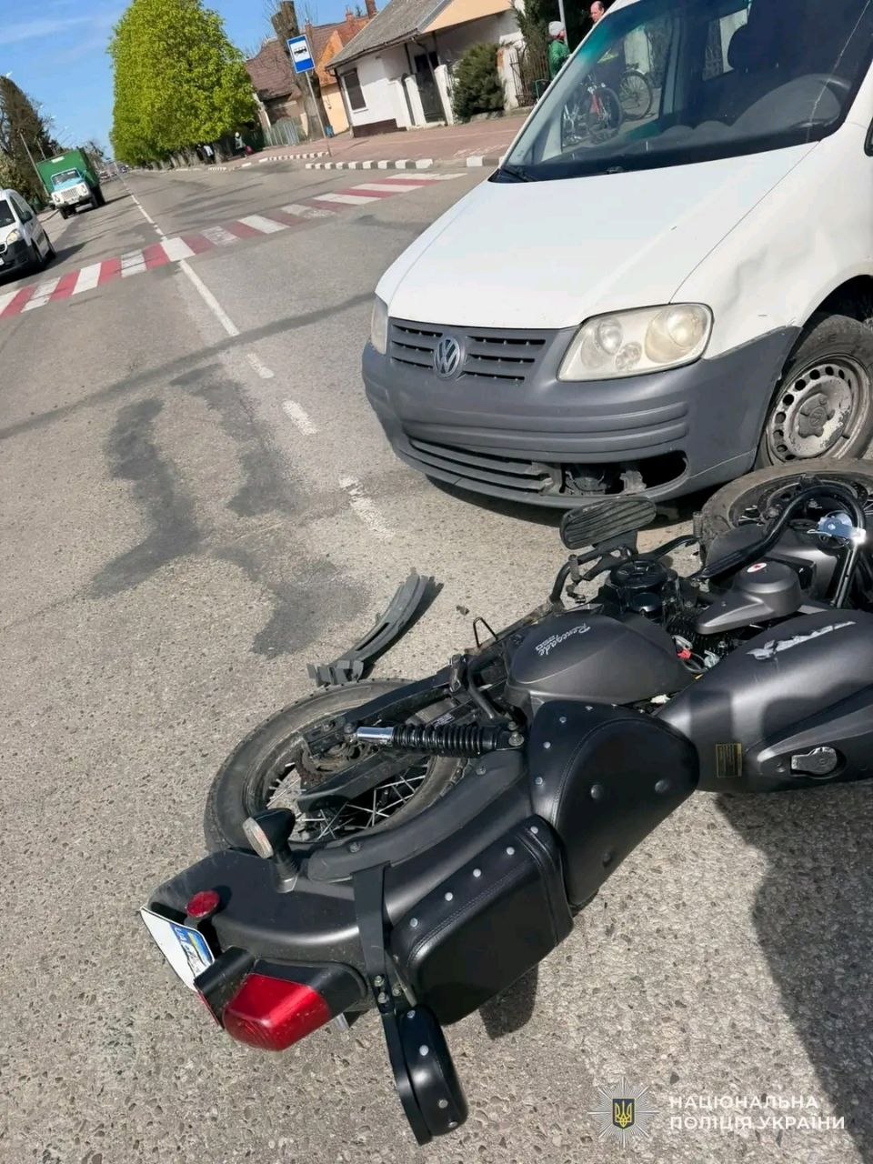 Фото до матеріалу: У Стрию мотоцикліст отримав травми внаслідок зіткнення з автомобілем