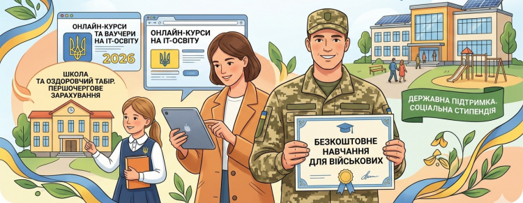 Фото до матеріалу: Освітні пільги для військових та їхніх сімей у 2026 році: повний гід
