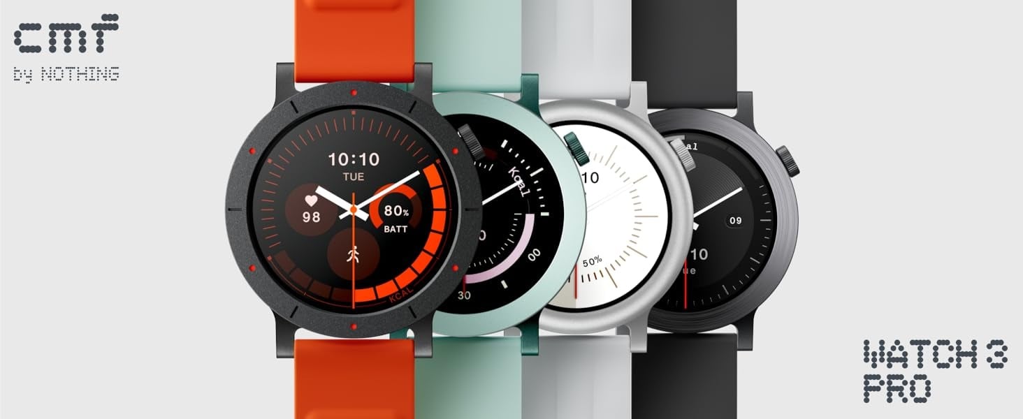 Фото до матеріалу: CMF Watch 3 Pro: новий смарт-годинник з двомапазонним GPS та інтеграцією ШІ