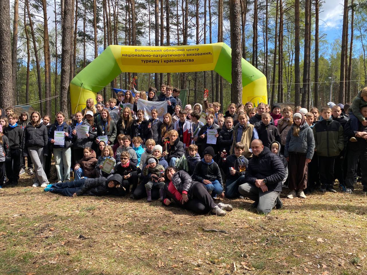 Фото до матеріалу: У Маневичах завершився чемпіонат Волинської області зі спортивного орієнтування