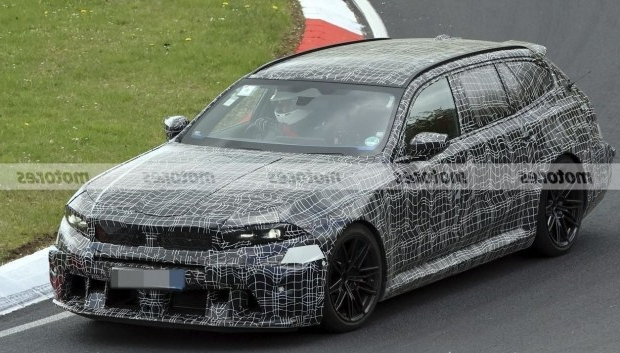 Фото до матеріалу: BMW M5 Touring на тестах: новий дизайн та гібридна потужність