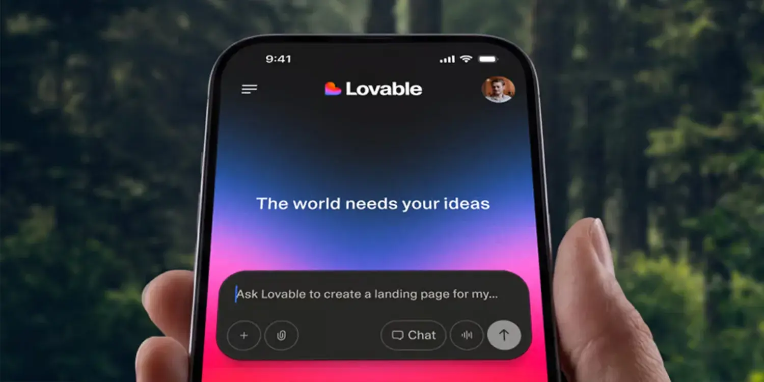 Фото до матеріалу: Lovable запустив додаток для iPhone: створюйте веб-сайти через AI прямо зі смартфона