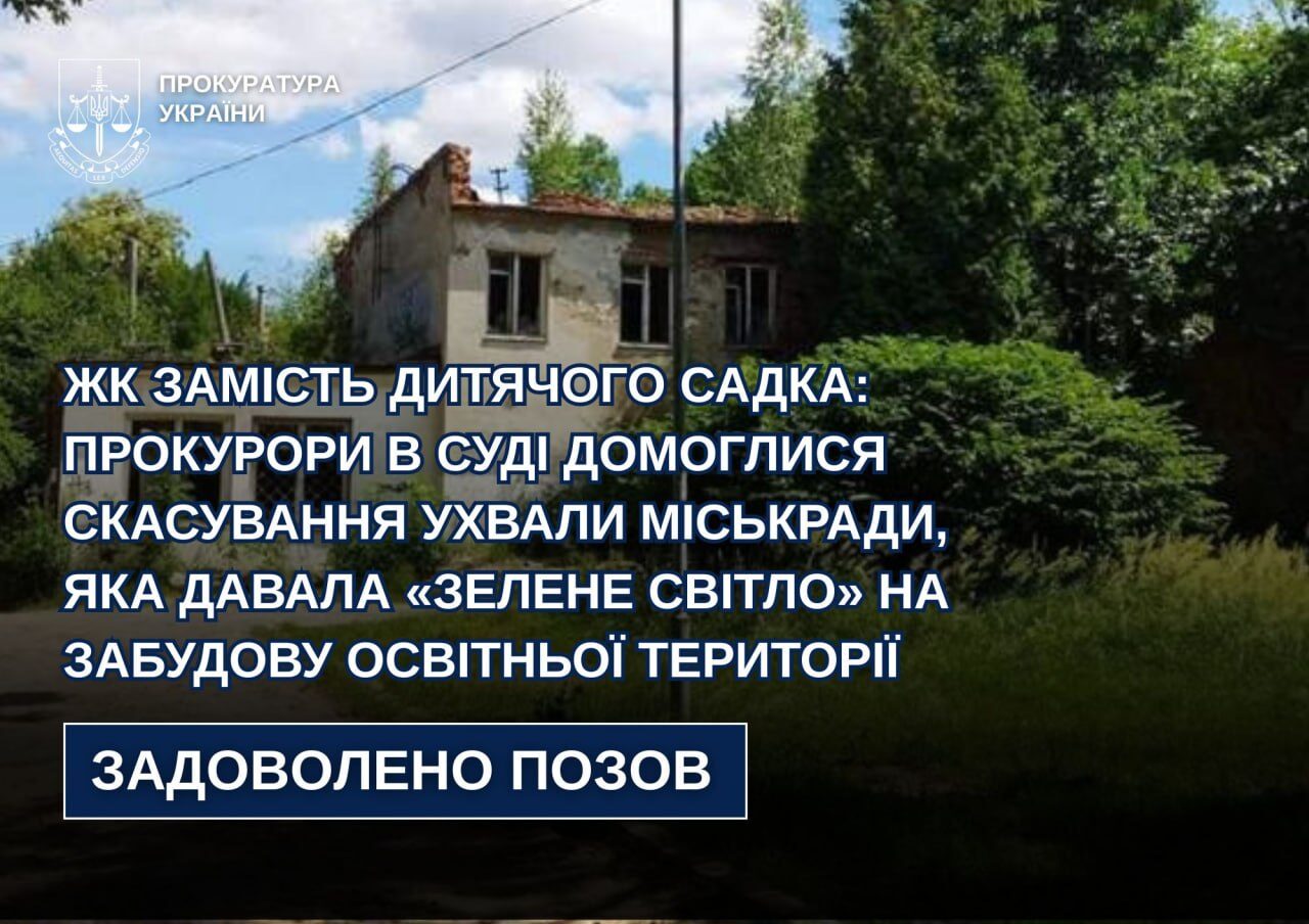 Фото до матеріалу: Суд зупинив забудову: у Львові захистили освітню ділянку