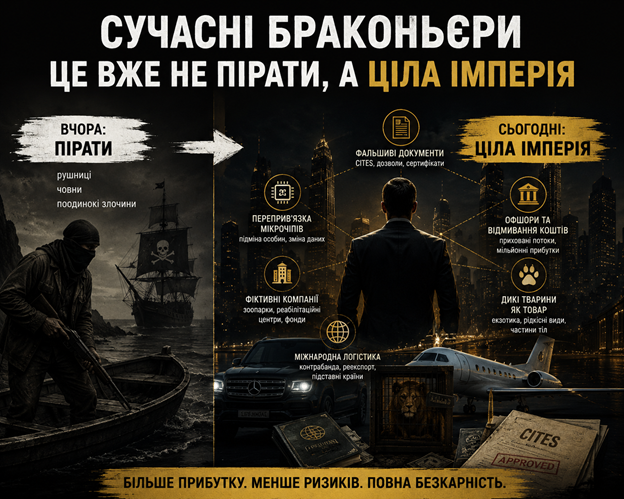 Фото до матеріалу: "Піратство" на мільйони доларів: сучасні браконьєри та їхні функції