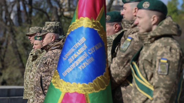 Фото до матеріалу: На Алеї українського війська відкрили 25-й пам'ятний знак на честь прикордонників