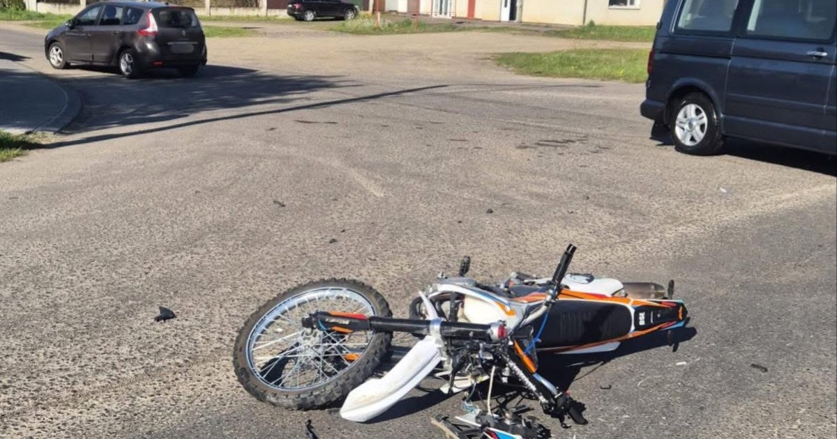Фото до матеріалу: У Стрию в ДТП постраждав 19-річний мотоцикліст: поліція відкрила кримінальне провадження