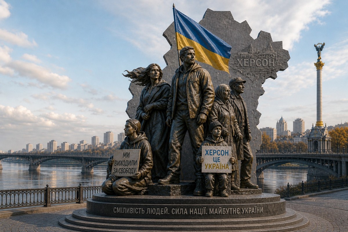 Фото до матеріалу: Чи потрібен пам'ятник Херсону в Києві: думка жителів громади