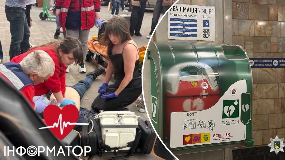 Фото до матеріалу: Київський метрополітен переглядає правила використання дефібриляторів після смерті перехожого