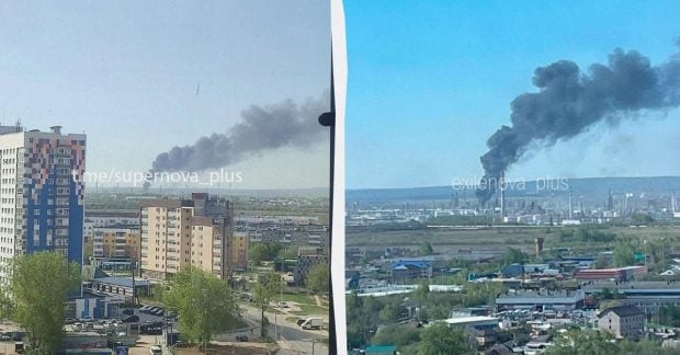 Фото до матеріалу: СБУ вражає тричі: прилетіло по НПЗ та нафтоперекачувальній станції у Пермі (відео)