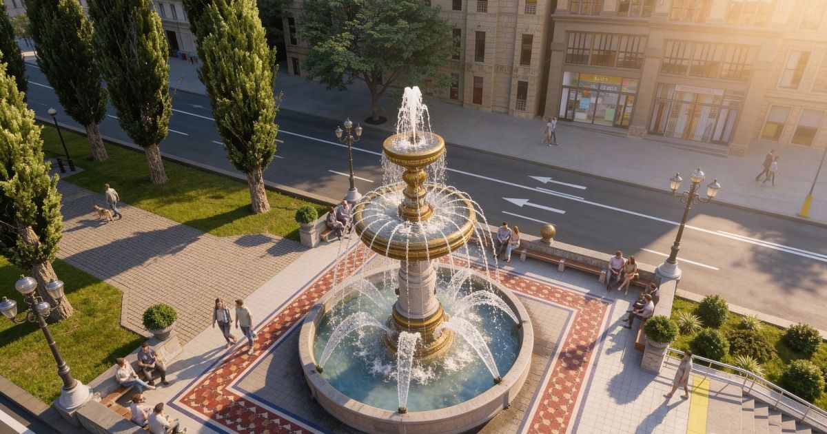 Фото до матеріалу: Експерти розкритикували проєкт фонтана на Бессарабській площі в Києві