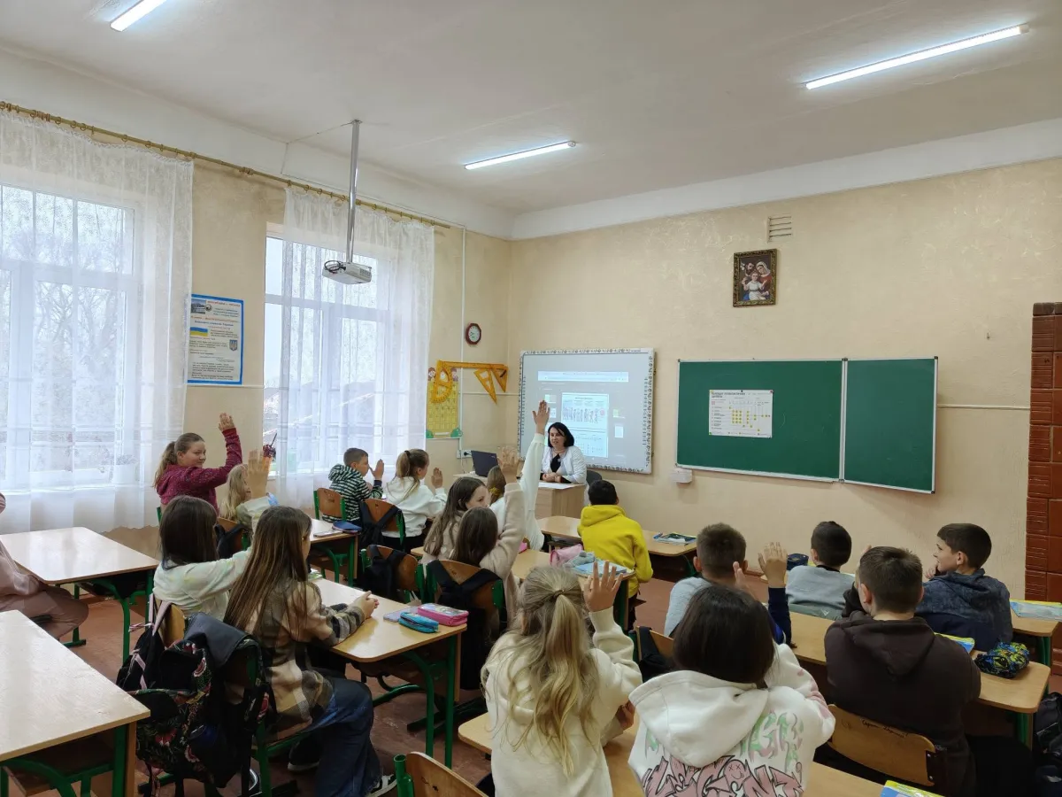 Фото до матеріалу: У школі Моршинської громади відзначили Всесвітній тиждень імунізації