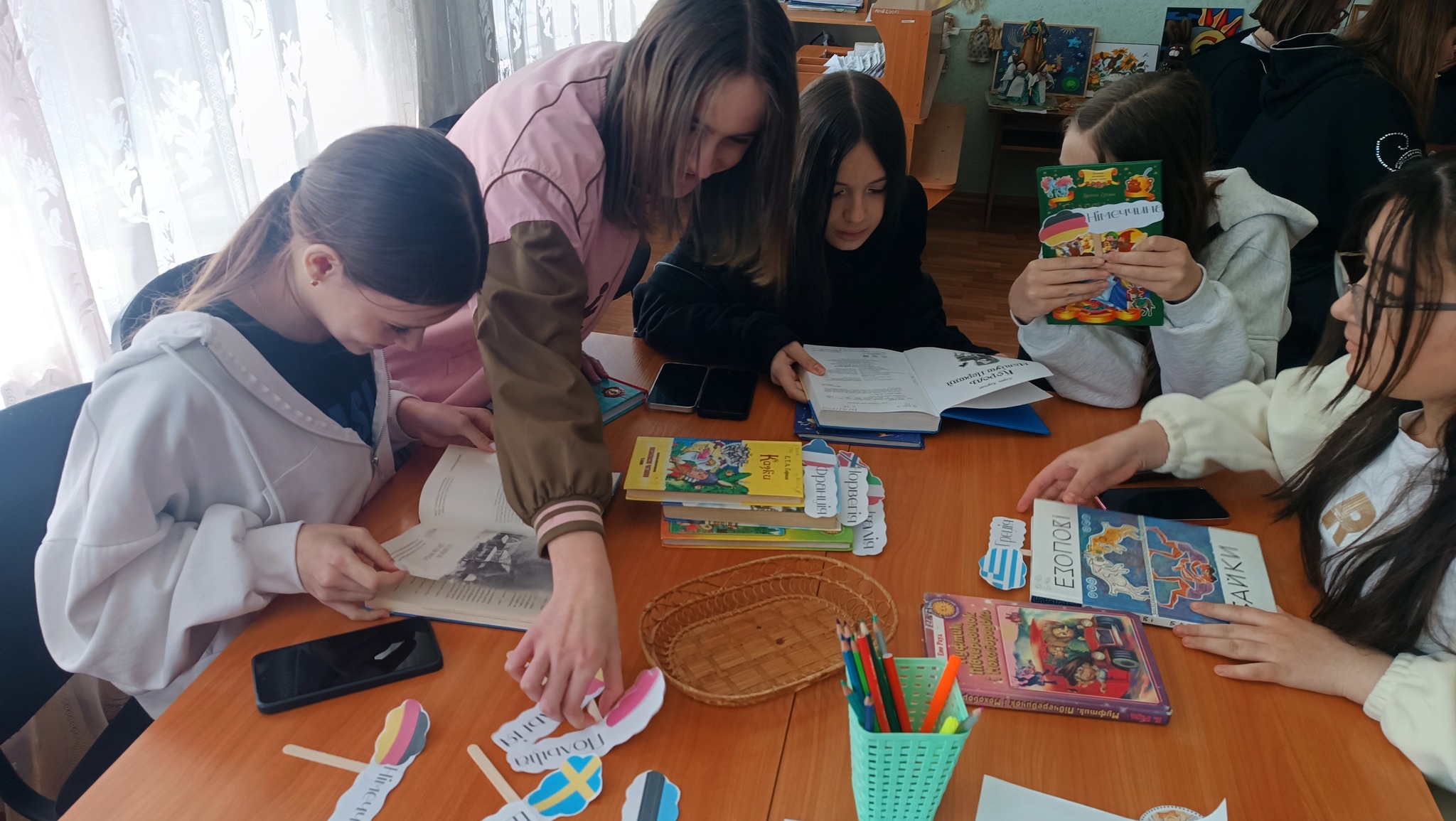 Фото до матеріалу: У Баштанській бібліотеці відзначили День Європи